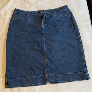 Classic Jean Skirt